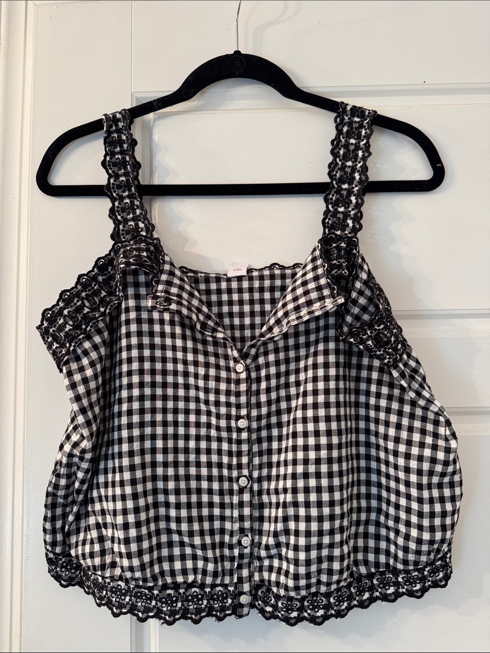 Old Navy Cropped Blouse Tank Size Medium